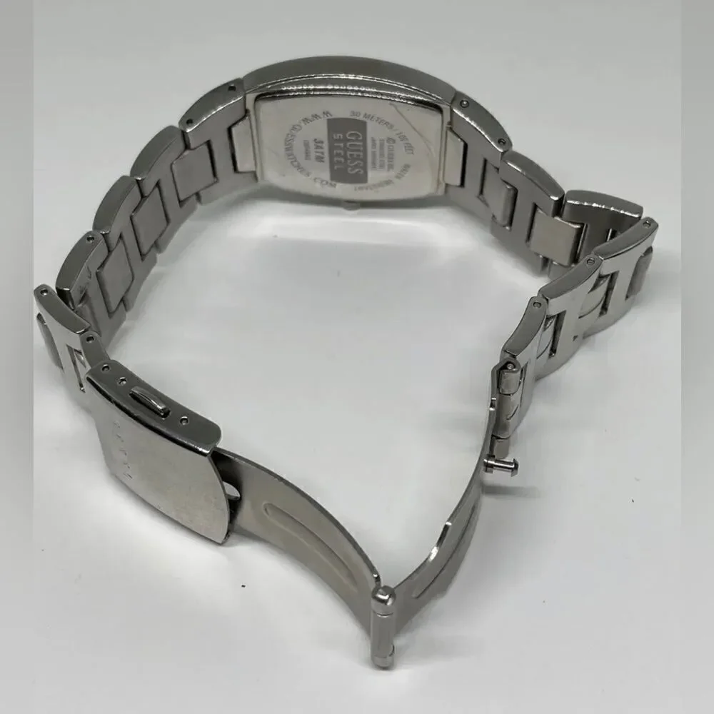 Vintage Guess Steel 3ATM Calendar Watch
